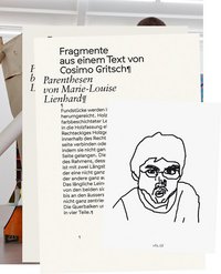 Primeur 2013, Cosimo Gritsch, Titelseite