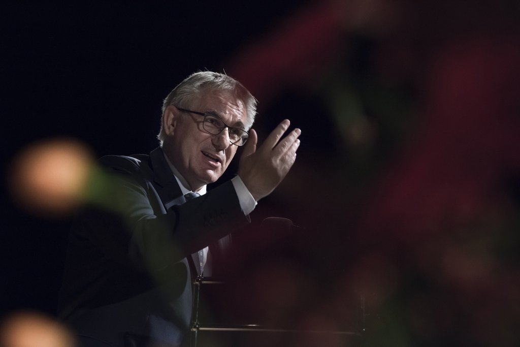 Aargauer Kuratorium - Anerkennungspreis 2022 Verleihung Anerkennungspreis 2022, Landammann und Regierungsrat Alex Huerzeler